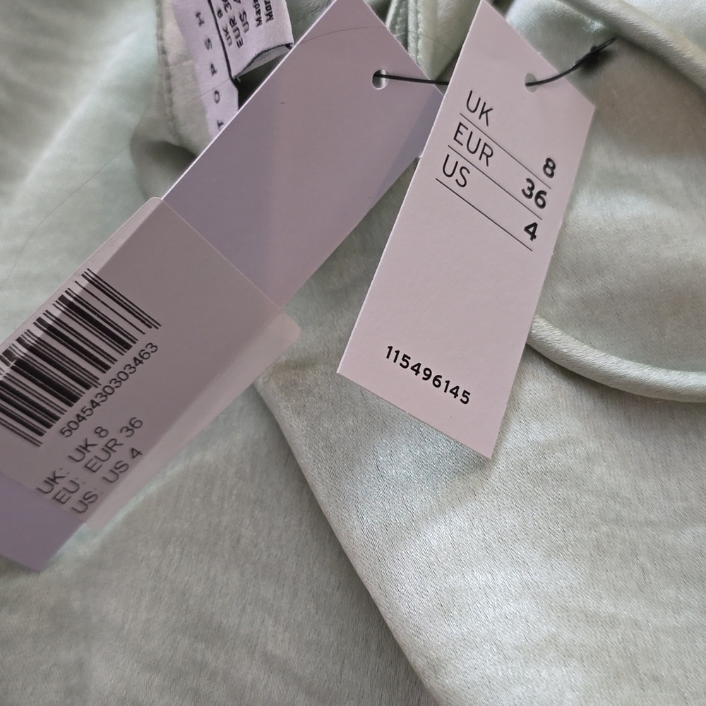 Topshop Satin Slip Dress Womens Size 4 - Picture 12 of 16
